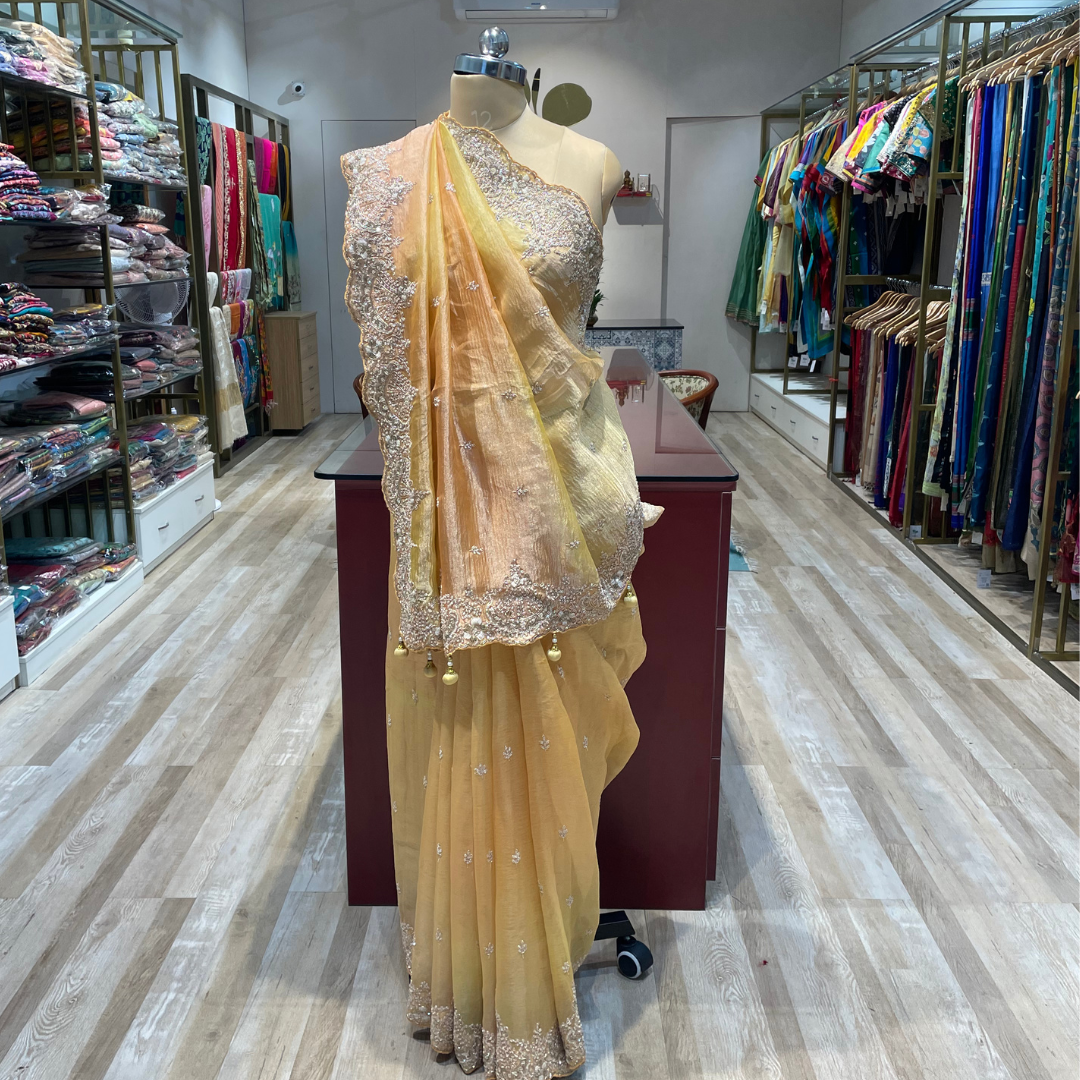 Crush tissue with hand work