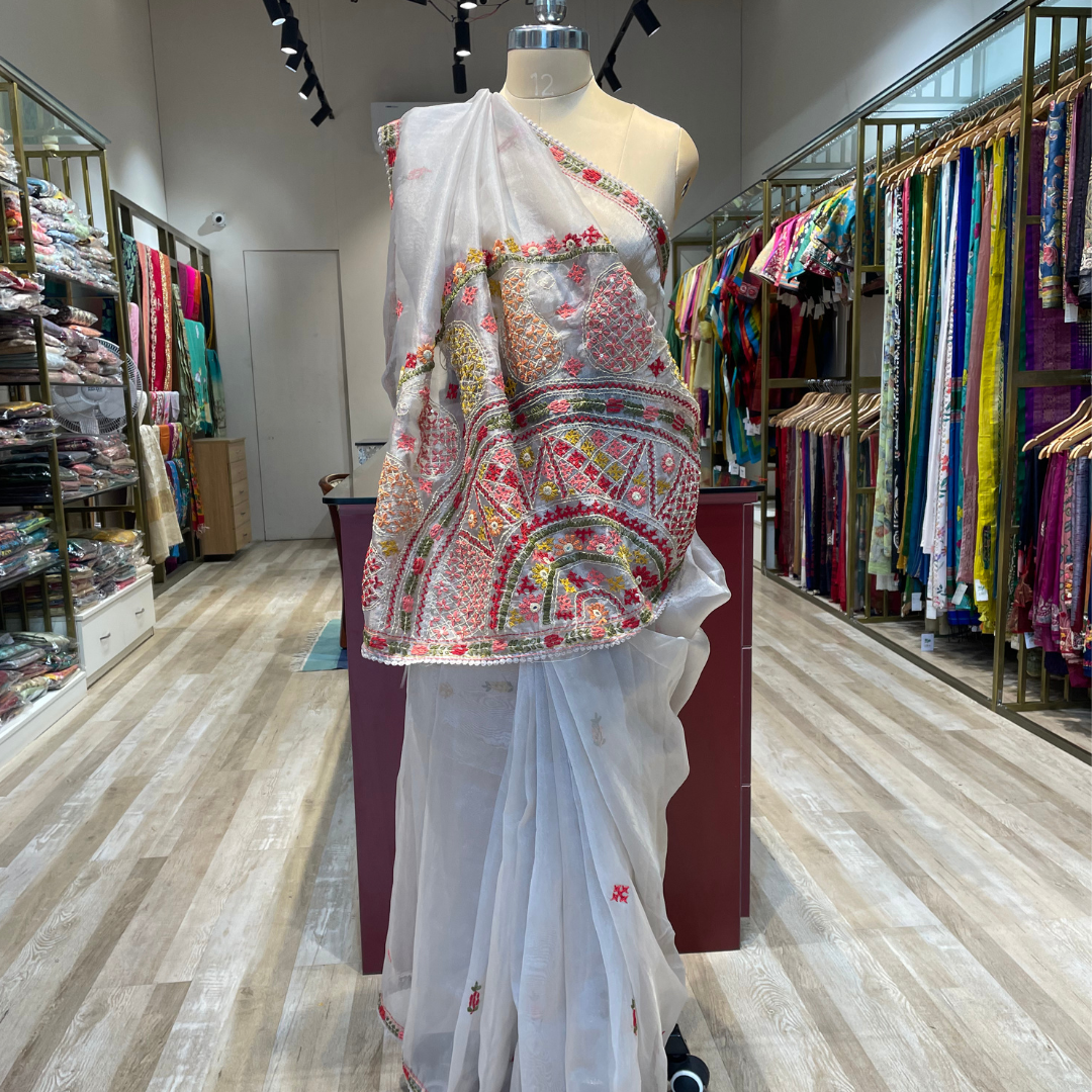 Crush tissue with thread work