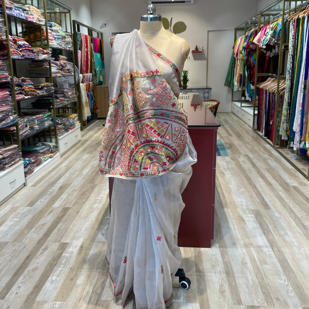 Crush tissue with thread work