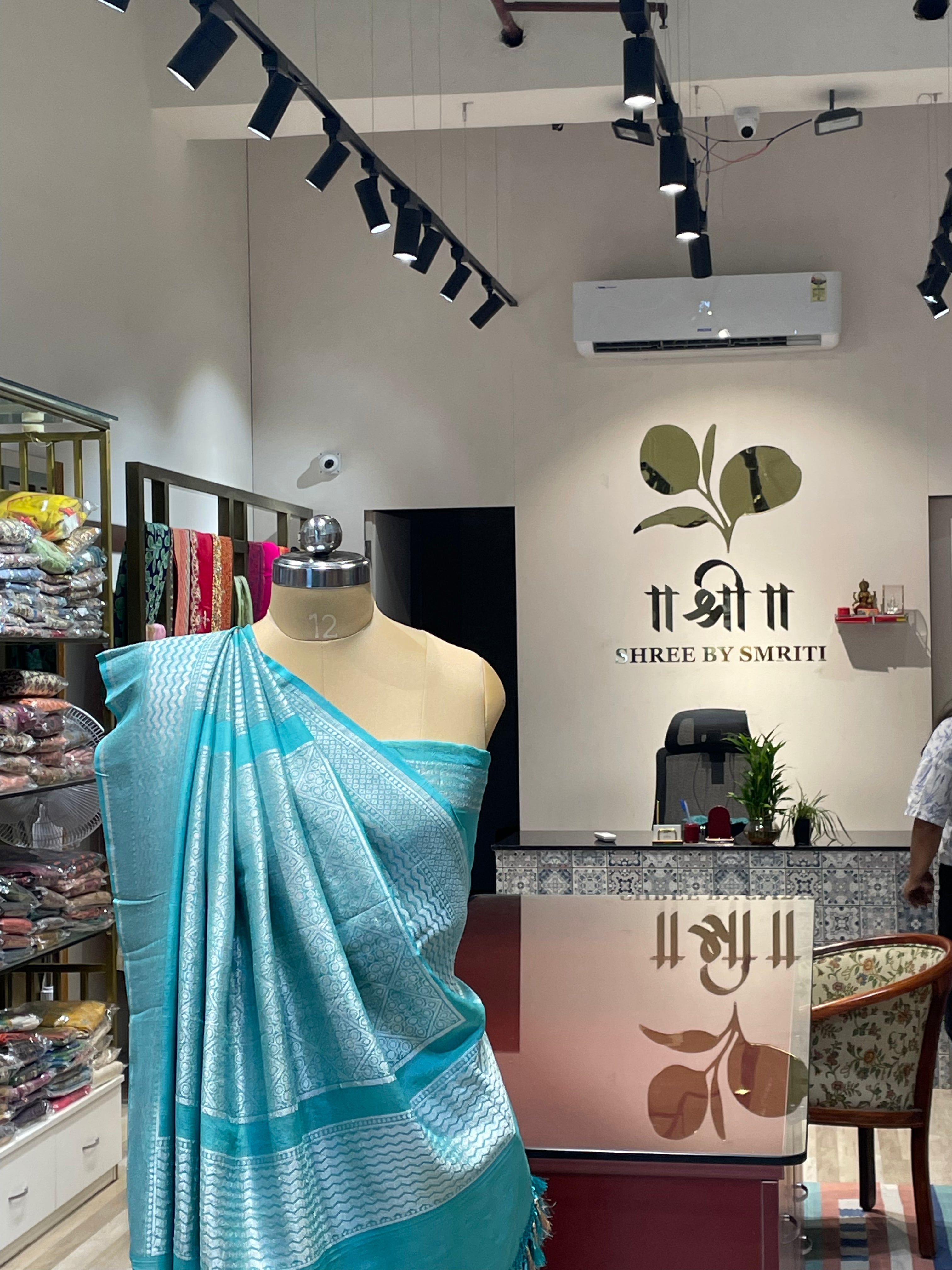 Pure Banarasi tussar silk saree (B)