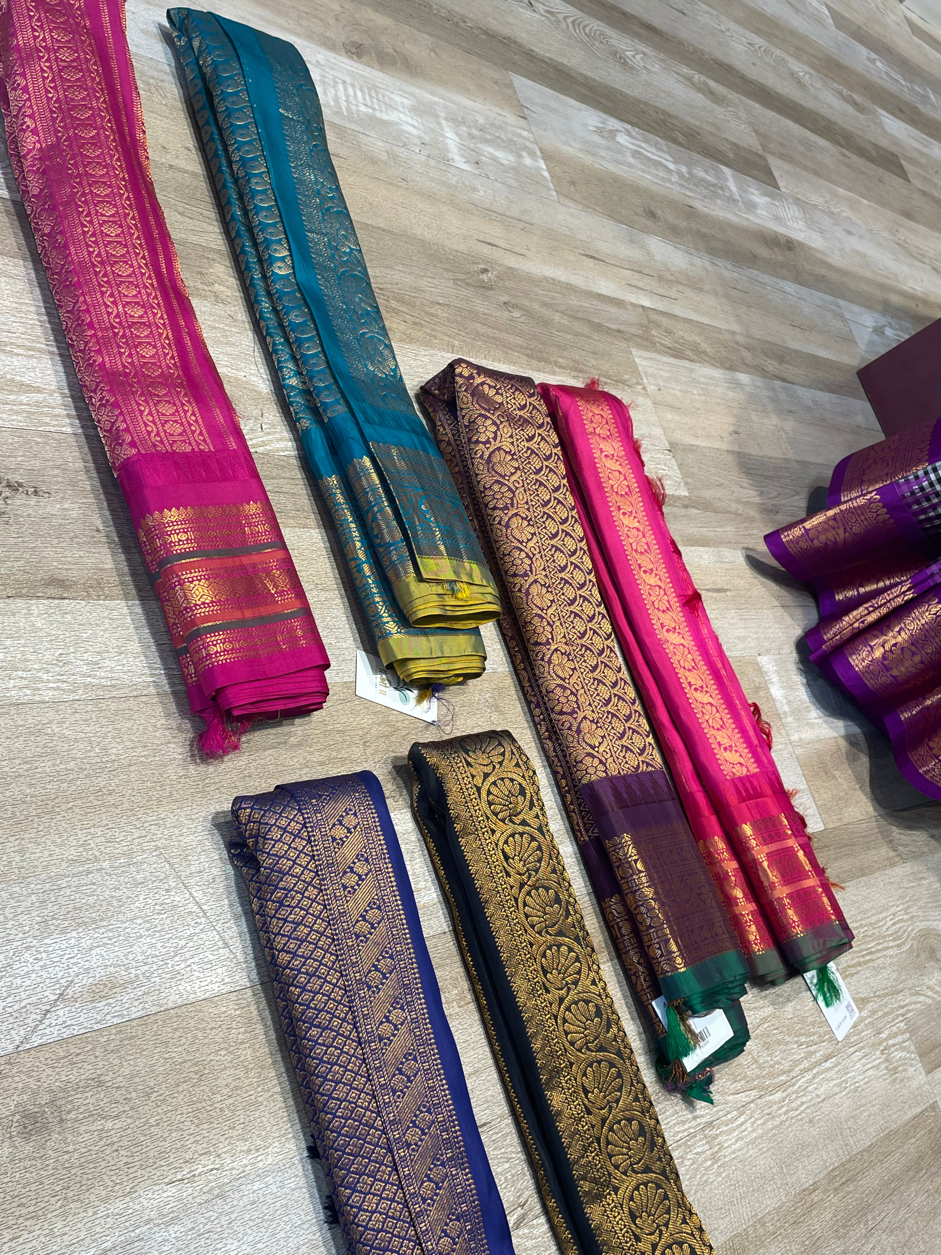 Pure Banarasi Gadwal silk saree