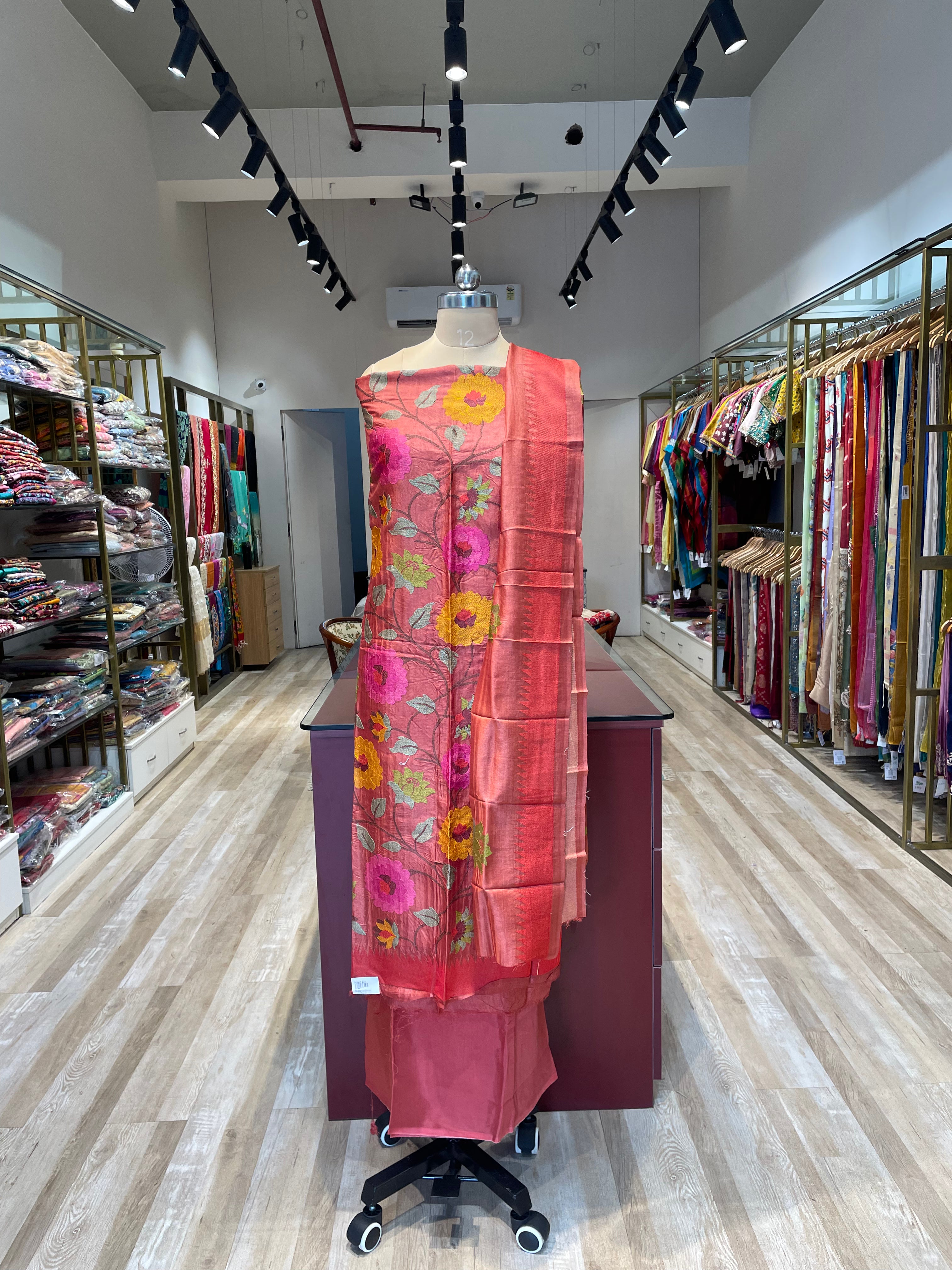 Tussur handwork dress (CA)