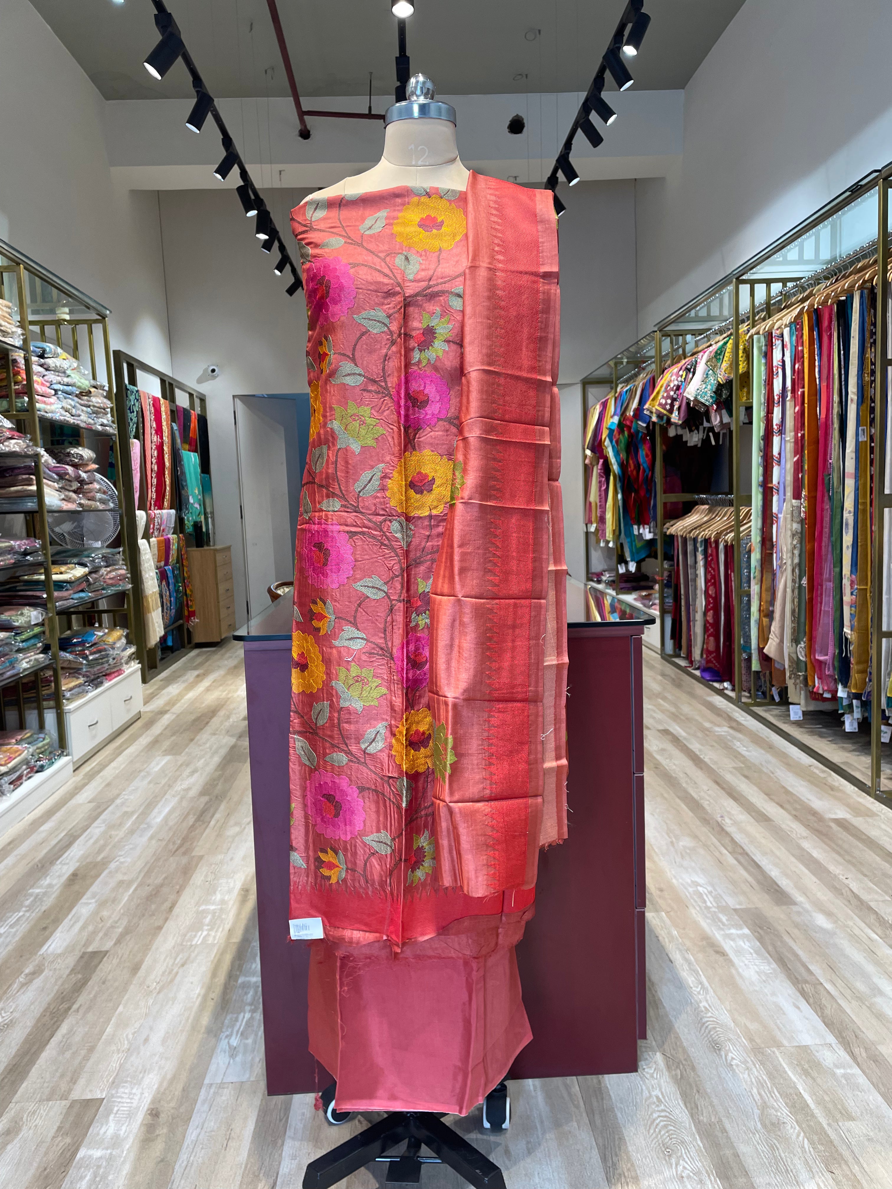 Tussur handwork dress (CA)