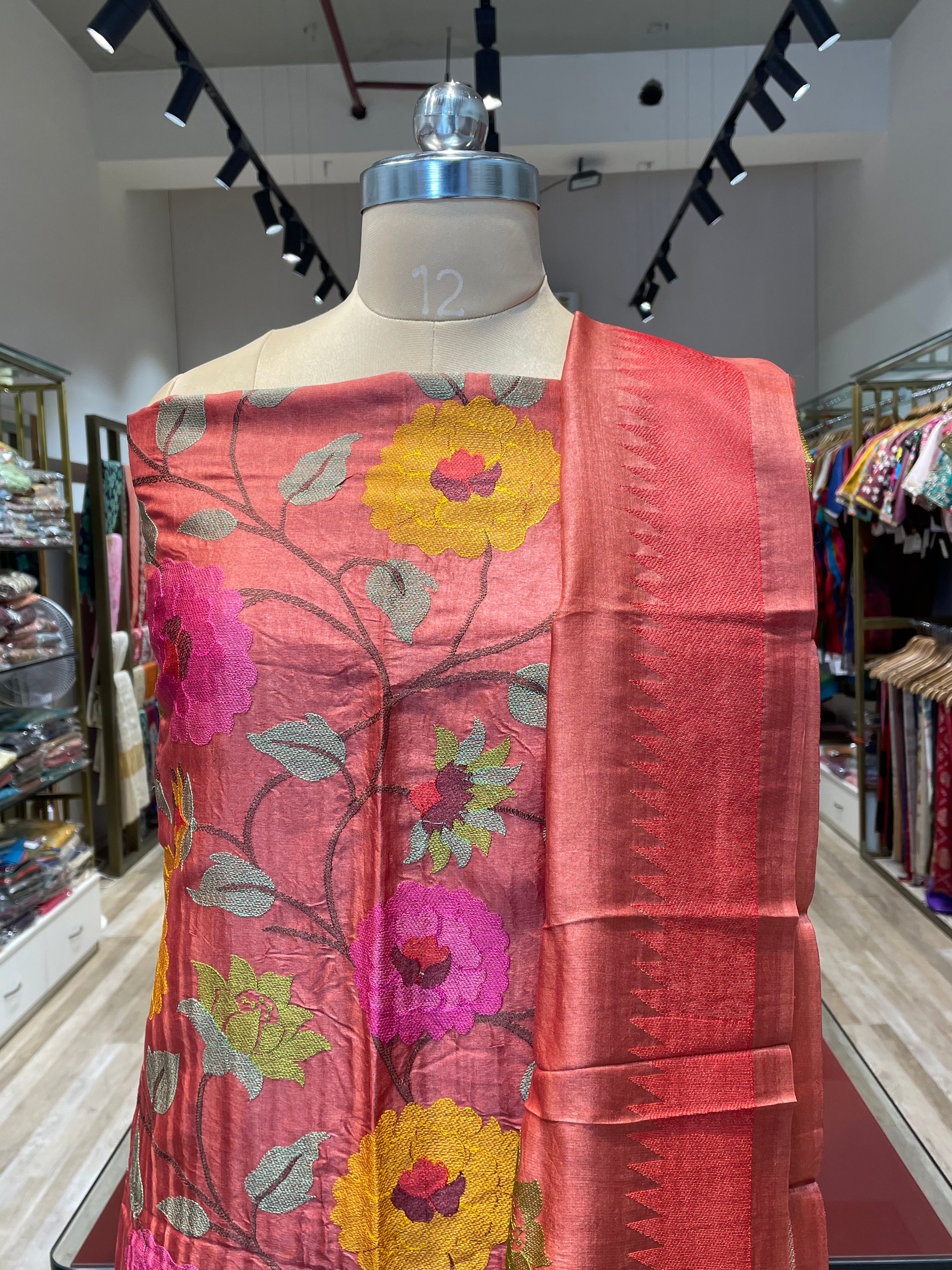 Tussur handwork dress (CA)