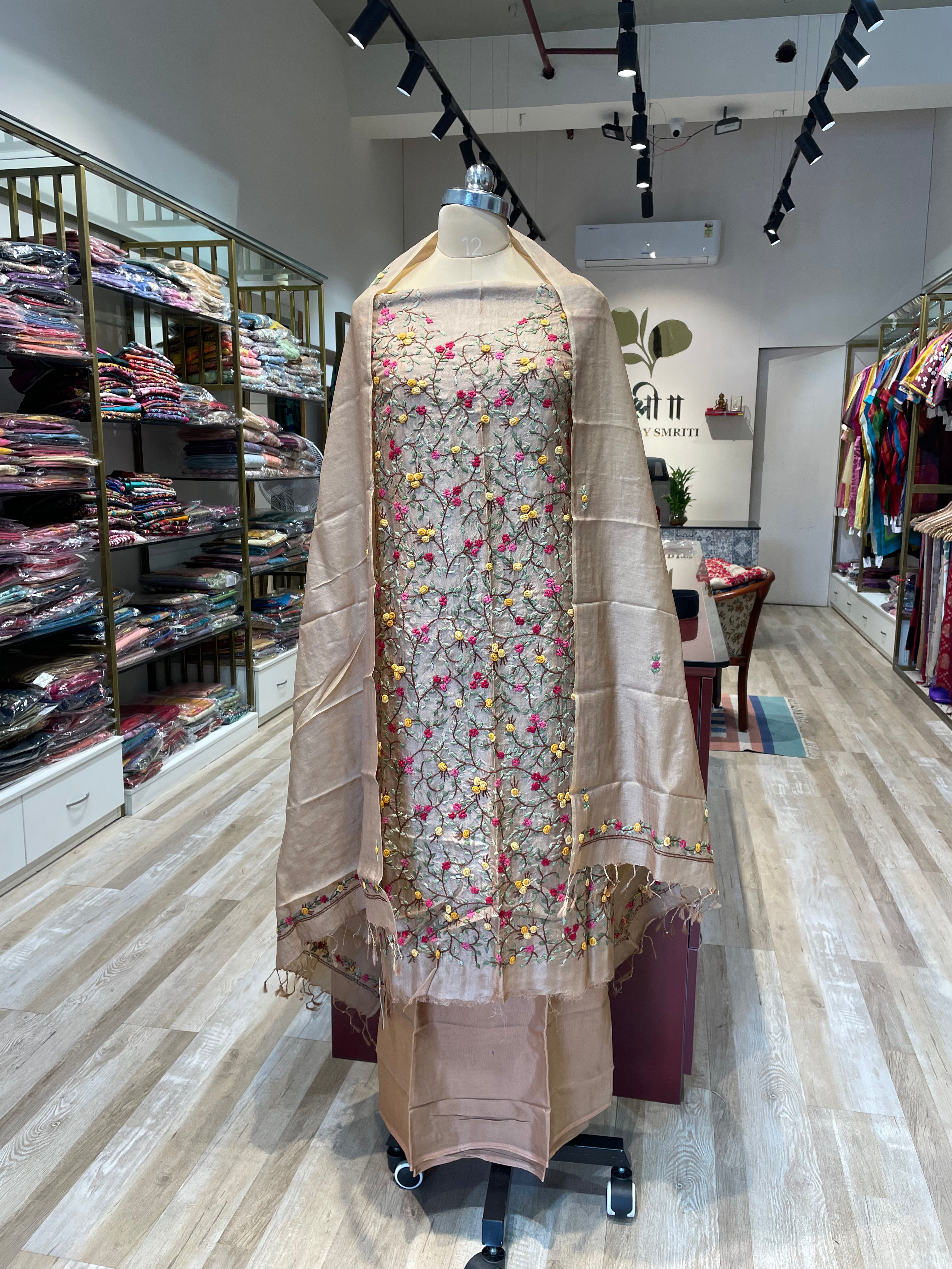 Tussur handwork dress (WH)
