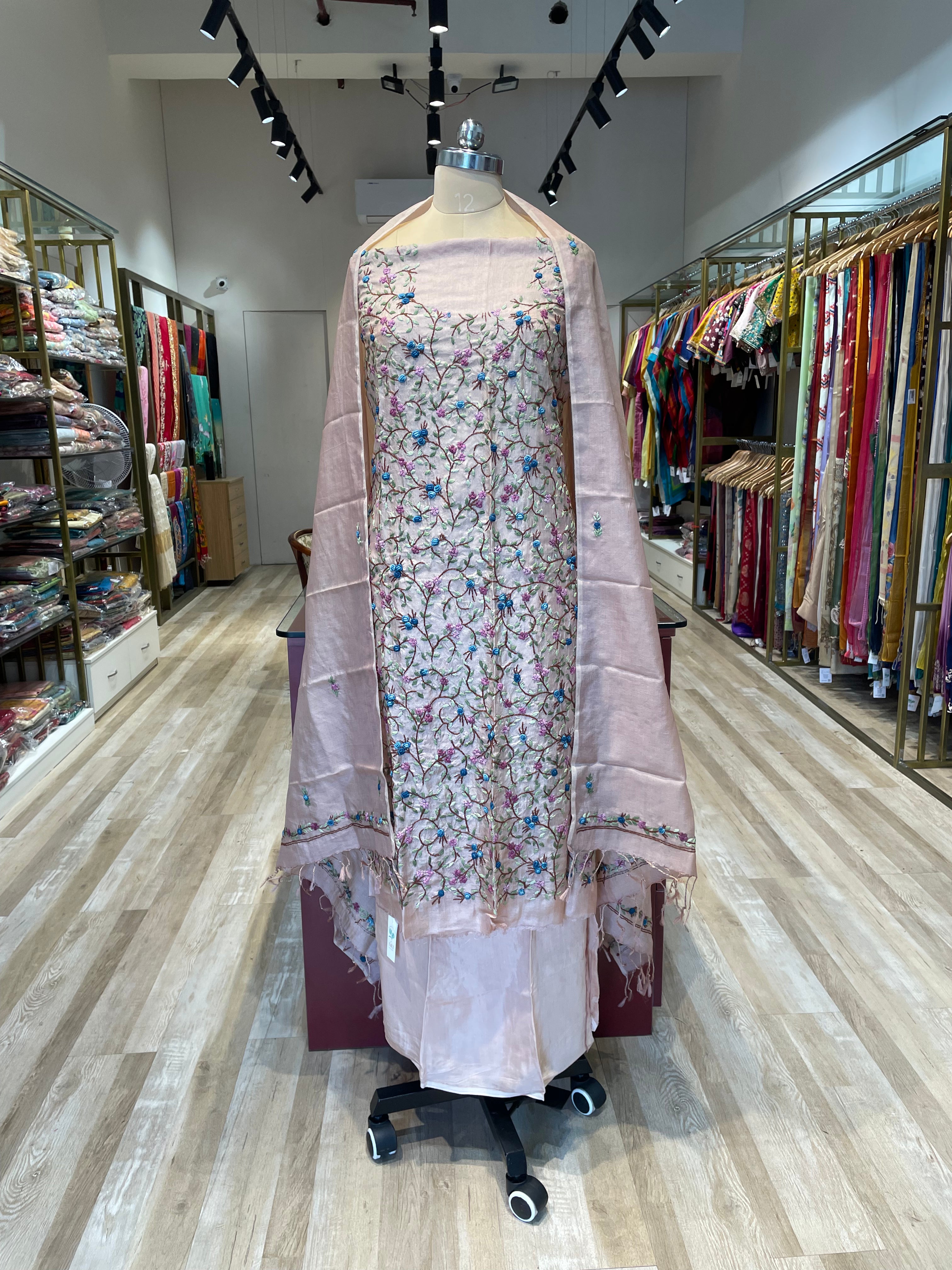 Tussur handwork dress (WH)