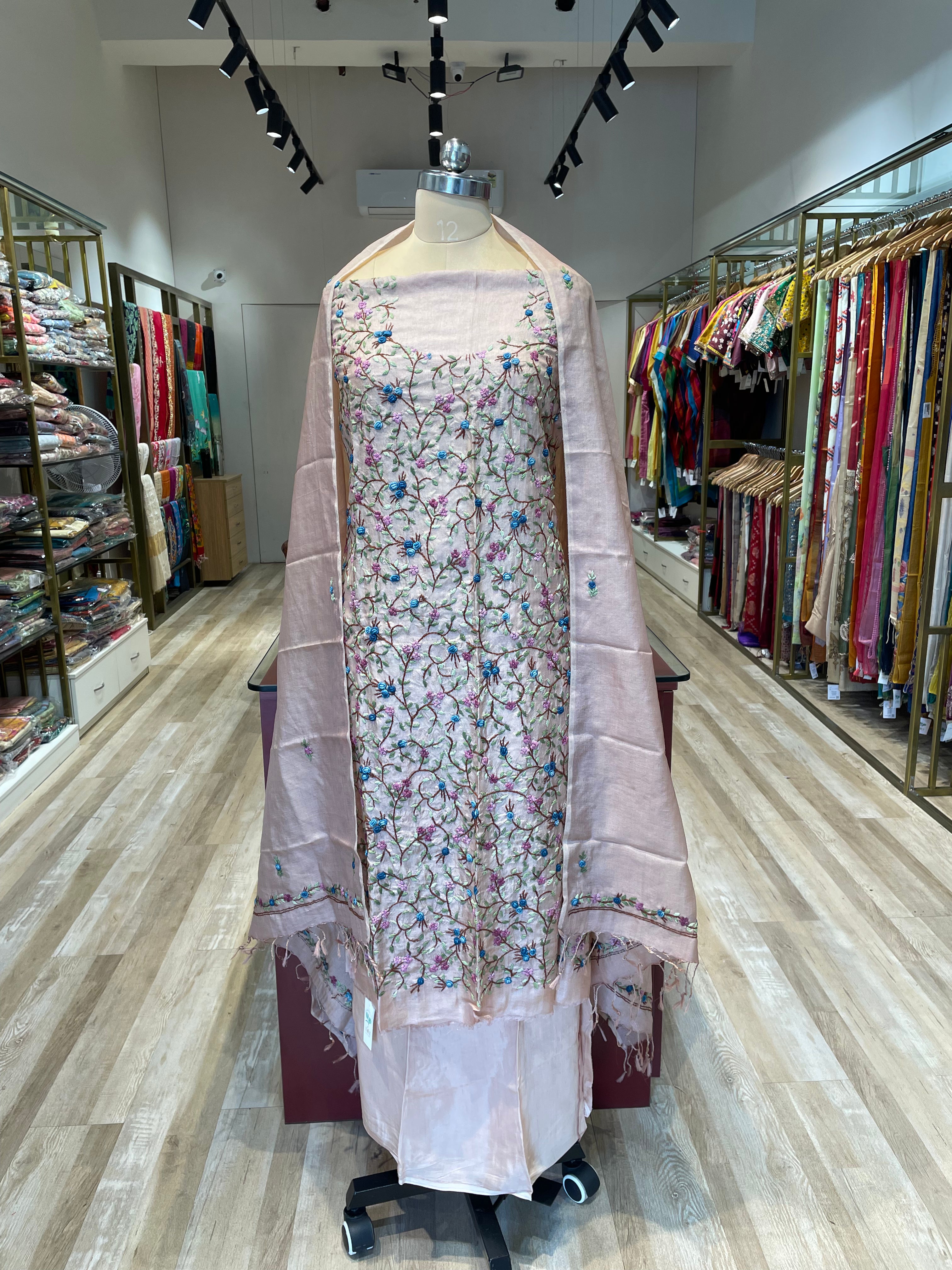 Tussur handwork dress (WH)